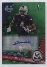 2023 Bowman U Chrome Prospect Green Refractor 10/99 Tetairoa McMillan Auto yl0