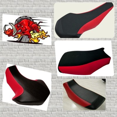 YAMAHA KODIAK 450 SEAT COVER RED&BLK  FITS 2000-2015 YEARS