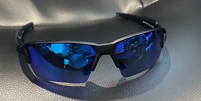 Shady Rays Sunglasses Talon Black Glacier Blue Mirror Lens Polarized