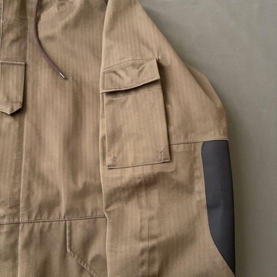 visvim フィールドジャケット GORE-TEX ヘリンボーン NOMAD visvim NOMAD Field Jacket GORE-TEX Herringbone Elbow Patch Men's