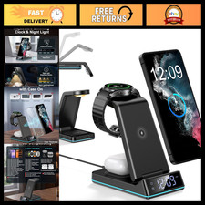 7-in-1 Wireless Charging Station Stand, Fast Wireless Charger for Multiple Devic