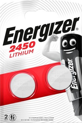 Energizer Lithium 3V Zelle 2er Blister CR2450 IEC C Knopfzelle