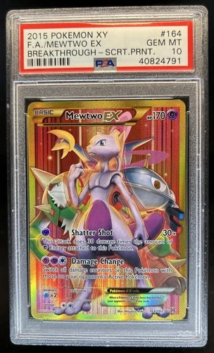 2015 Pokemon XY BREAKthrough Mewtwo #164/162 PSA 10 GEM MINT