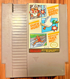 Super Mario Bros. Duck Hunt World Class Track Meet Nintendo NES Video Game 1990