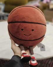 Jellycat NWT Basketball Stuffed Animal Excellent Amuseables Sports Authentic