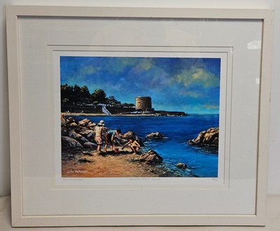 Chris Mcmorrows Limited Edition Print ''Collecting Shells, Seapoint'' 24/200