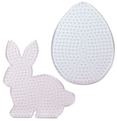 Playbox midi Stiftplatten - Kaninchen ca. 12x12cm und Osterei ca. 9x12cm