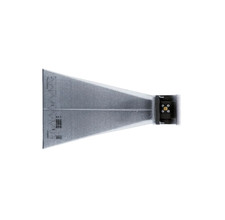 Plastic Broadband Microwave Horn Antenna 5-6.2GHz RHCP 20dB 50Ohm 50W SMA