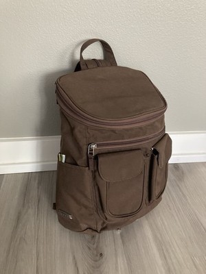 REI Brown Canvas Convertible Backpack Sling Daypack Vintage Modern Heritage Pack