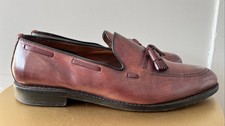 Allen Edmonds "GRAYSON" Men's Leather Tassel Loafers Merlot Size 11.5 E
