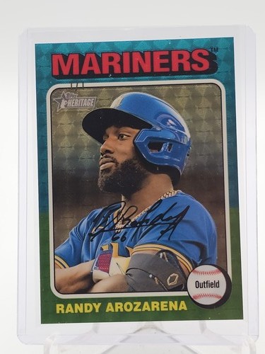 RANDY AROZARENA 2024 TOPPS HERITAGE HIGH NUMBER CHROME SUPERFRACTOR 1/1 Q4042