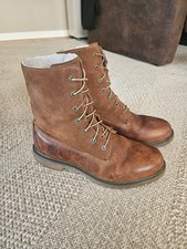 Timberland Damen 8328R Boots Braun Leder/Wildleder Stiefel Größe 41