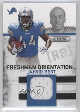 2010 Panini Rookies & Stars Freshman Orientation Jerseys 238/299 Jahvid Best 0b0