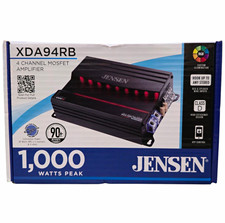 Jensen XDA94RB 1000W Peak 4 Channel MOSFET Class D Amplifier New Sealed