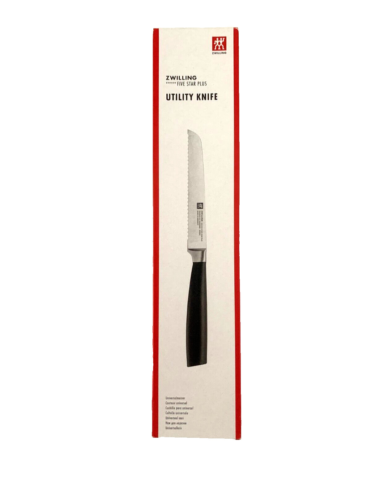 ZWILLING Universalmesser FIVE STAR PLUS Wellenschliff Brotmesser / Gemüsemesser