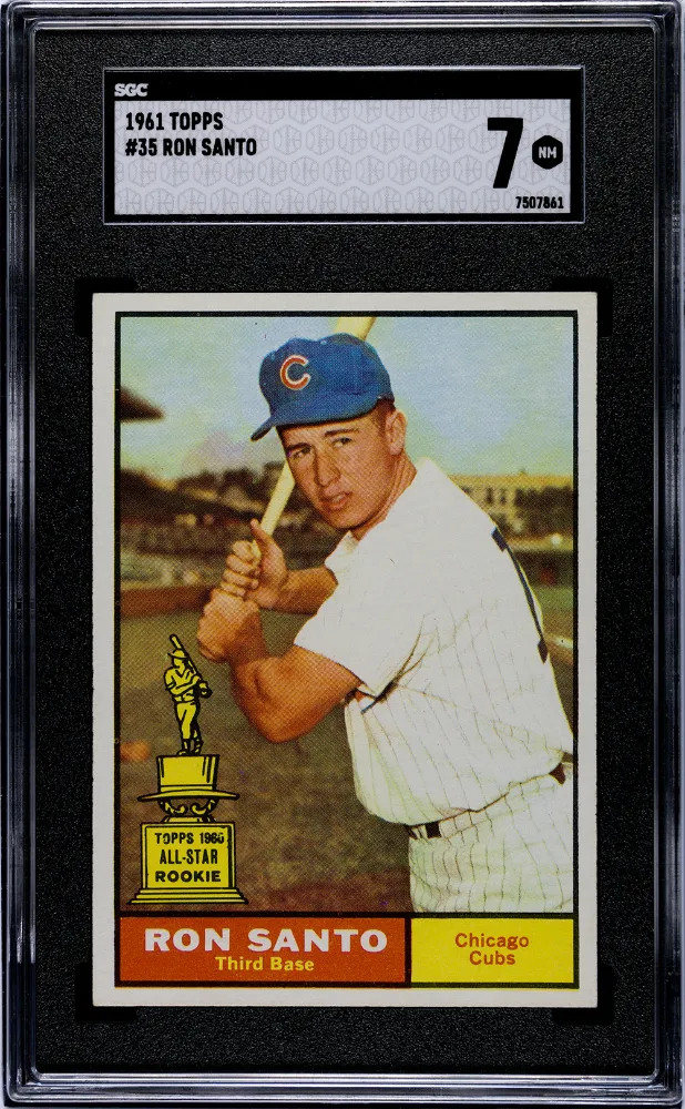 1961 Topps Ron Santo #35 SGC 7