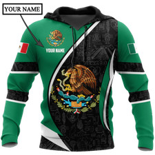 Personalized Mexico Dust 3D All Over Printed Unisex Hoodie, Mexican Hoodie For H