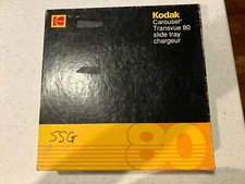 Vintage Kodak Carousel Transvue Projector 80 Slide, Missing Cover Original Box