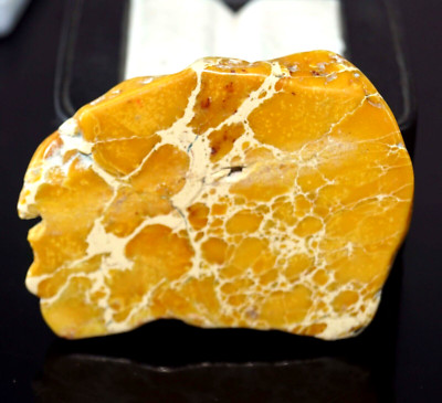 140.95 Ct Certified Arizona Natural Yellow Turquoise Slab Rough Loose Gemstone