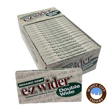 E-Z Wider Organic Hemp Double Wide Rolling Papers - 5 Packs