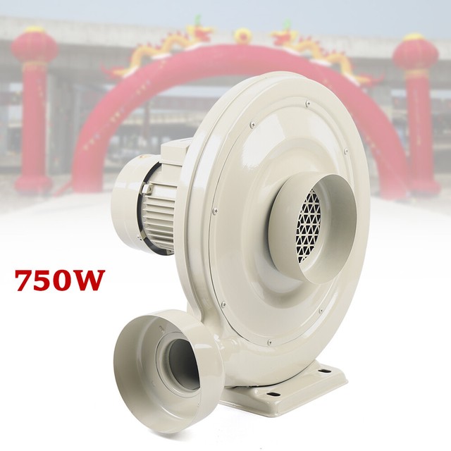 750W Dust/ Smoke/ Smell Exhaust Blower Fan For Laser Engraving Machine
