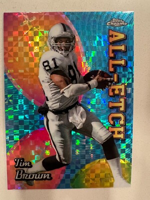 2024 Topps Chrome - Tim Brown ( Oakland Raiders ) All-Etch X-Fractor #CAE-TBR
