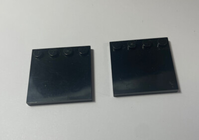 2x Lego Technic Technic Plates Black 4x4 6179 617926