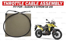 Fit For Suzuki V-Strom SX 250 "Black Throttle Cable Assembly No-2"