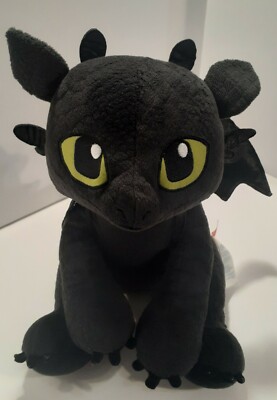 Build a Bear Toothless How to Train Your Dragon Plush Black