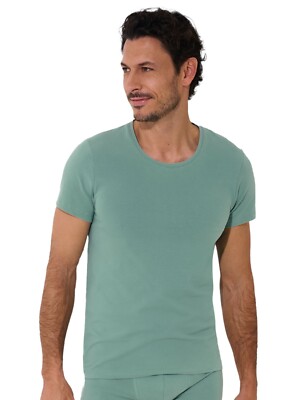 Lisca Herren T-Shirt Odysseus 031013 Gr. M-XXXL in green, grey, black