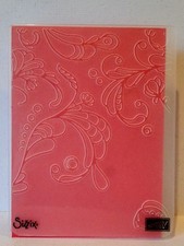 Stampin Up ELEGANT LINES Textured Embossing Folders BigShot floral paisley