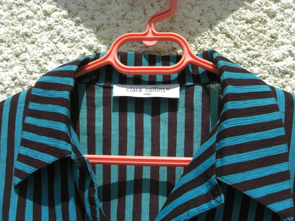 chemisier Clara Collins crépon T40 - Photo 2/4