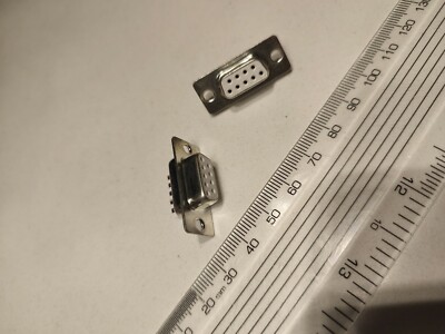 2 x 9 Pin Buchse D-Sub Buchse Lötgehäuse Stecker RS232 seriell DB9