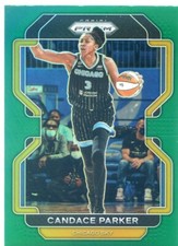 2022 Panini Prizm WNBA CANDACE PARKER #3 GREEN PRIZM SKY ACES