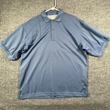 Columbia Men's Blue PHG Performance Hunting Gear Short Sleeve Polo Shirt Size M