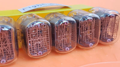 5 x IN-15B - Nixie Tubes for Clock / thermometer - Tube Tested  - USSR rare