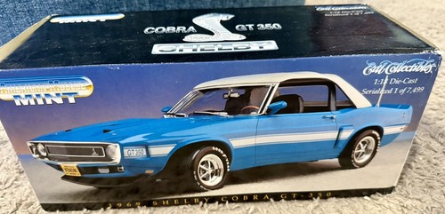 American Muscle Mint 1969 Shelby Cobra GT-350 1:18 Die Cast 1 of 7,499 COA NEW - Picture 2 of 8