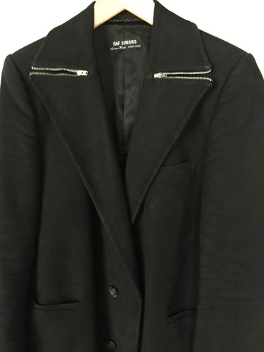 Raf Simons, Cappotto (Cappotto) RAF SIMONS OGGETTO DA COLLEZIONE vintage 1998-99 zip / Made in Belgium