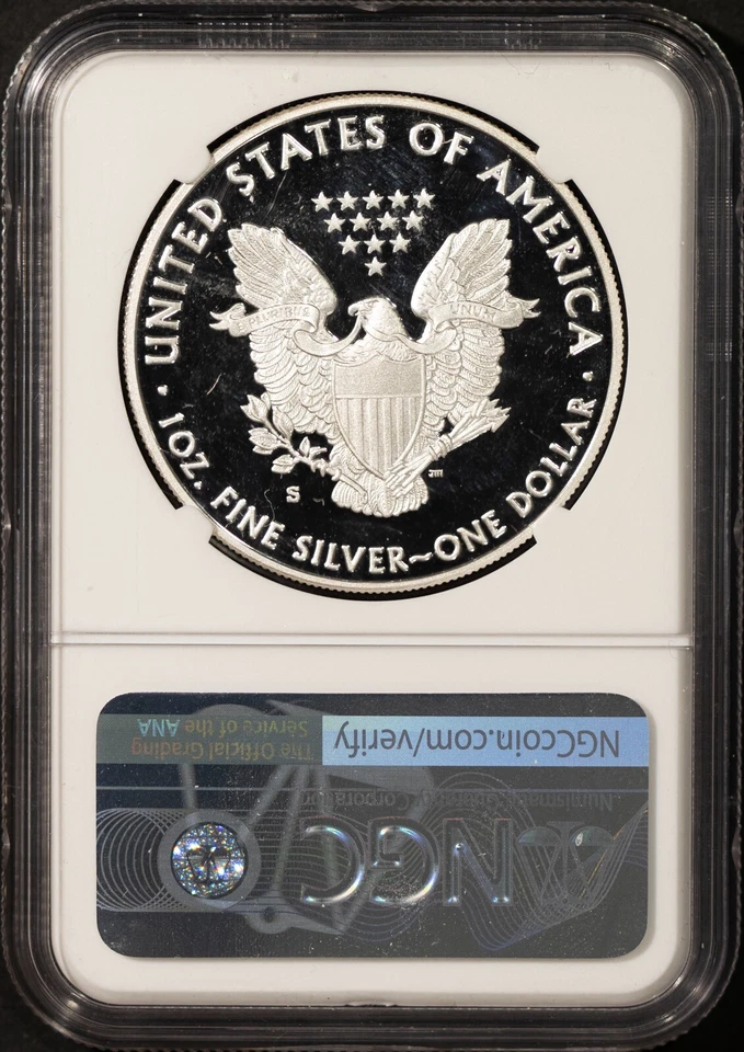 2018-S Silver Proof Set Limited Ed. 8 Slabbed NGC Coins Set John Mercanti PF70 - Image 2 of 4