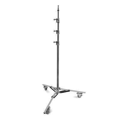 Proaim Baby 5/8  Jr. Triple Riser Roller Stand w Wheels | Max. Height: 12.2 Feet