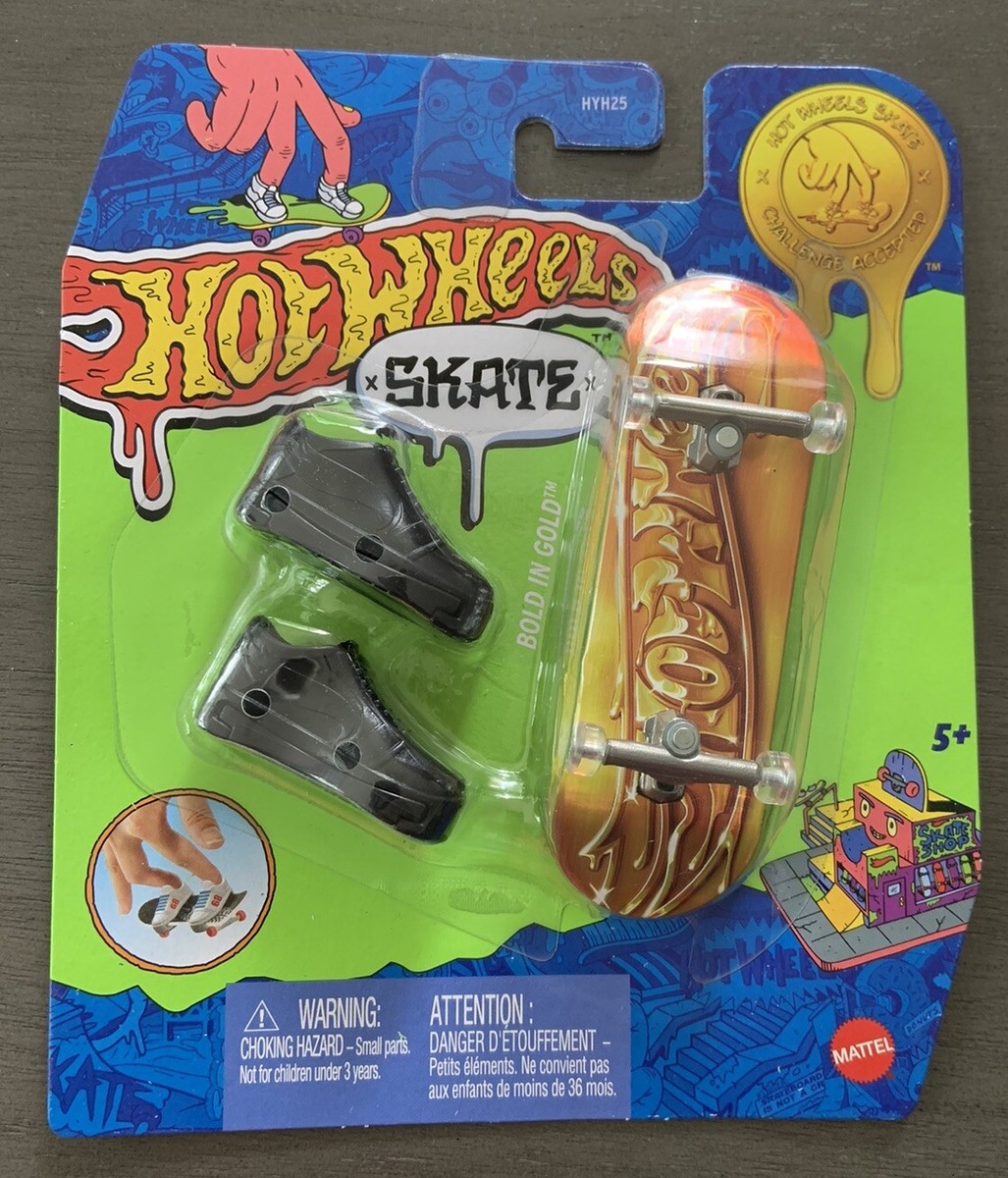 Hot Wheels Skate Gold in Bold Board Finger Board | eBay
