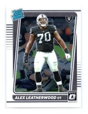 2021 Donruss Optic Football #266 Alex Leatherwood Rated Rookie Las Vegas Raiders