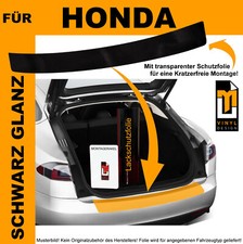 LACKSCHUTZFOLIE LADEKANTE FÜR HONDA ACCORD TOURER 2009-2015 SCHWARZ GLANZ