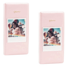 64 Pocket Photo Album for Polaroid Prints - Pink - Kit of 2