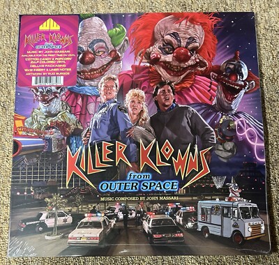 John Massari - KILLER KLOWNS FROM OUTER SPACE/Cotton Candy/Popcorn 2XLP Vinyl