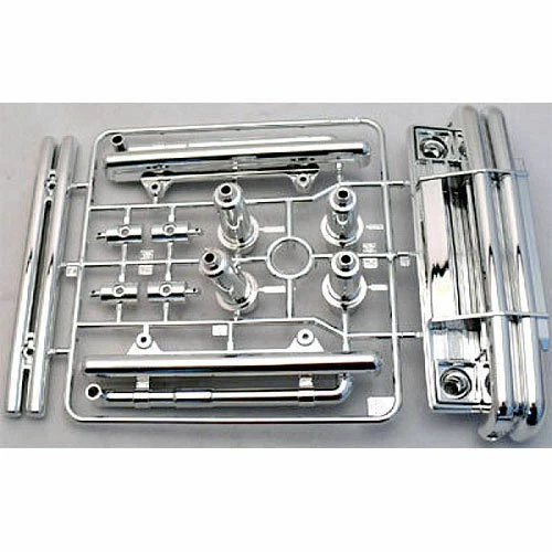 GPM Tirante Sterzo Rinforzato In Acciaio Con Servo Horn Per Tamiya Lunch Box - Grigio Argento