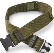 Original U.S army webbing system Web belt LC-2 military pistol green