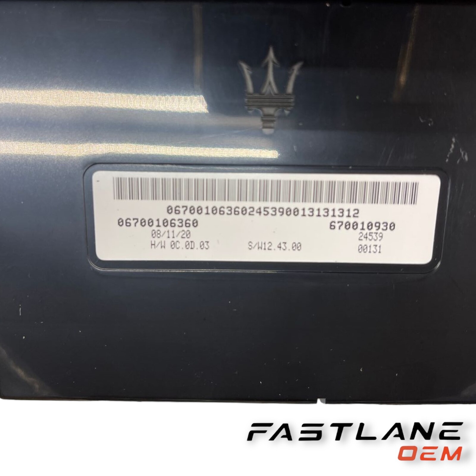 2014-2019 MASERATI GHIBLI AC CLIMATE CONTROL UNIT / ECU NEW OEM 670010636