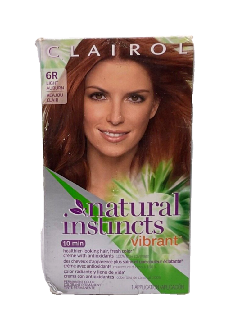 Clairol 6R Light Auburn Natural Instincts Vibrant | eBay