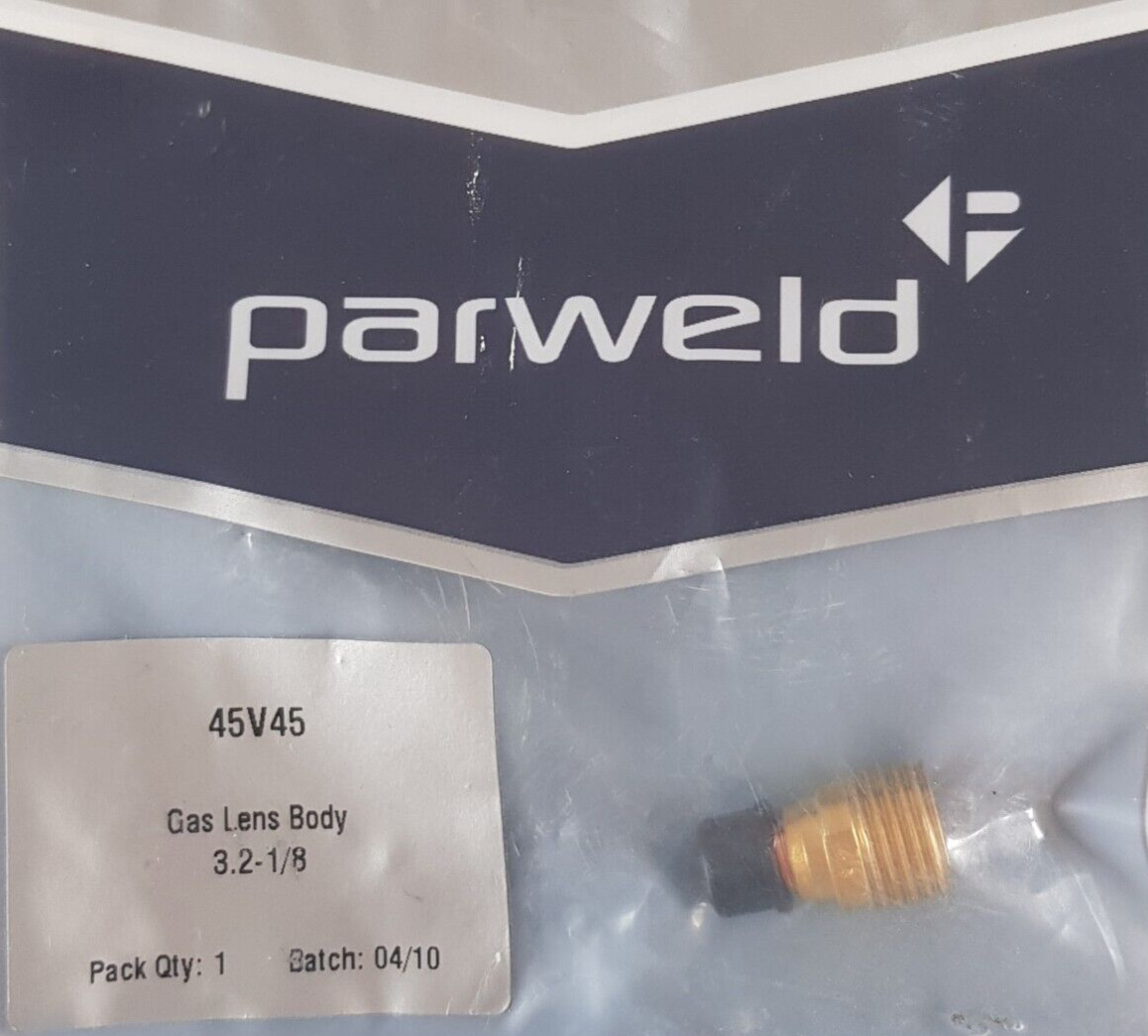 3.2mm GAS LENS BODY 1/8"" Bore TIG Welding TORCH COLLET Consumable PARWELD 45V45